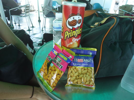 unser Frühstück nach der Zugfahrt ;D