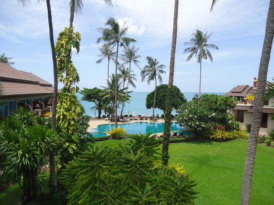 Ausblick aus unserem Zimmer 