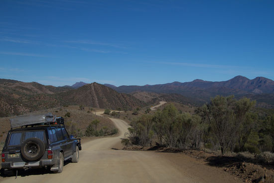 eine tolle Fahrt durch die Flinders bei bestem Wetter!