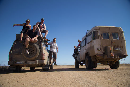 haben unterwegs noch Zwei kennengelernt mit denen wir ein Stückchen zusammen gefahren sind!