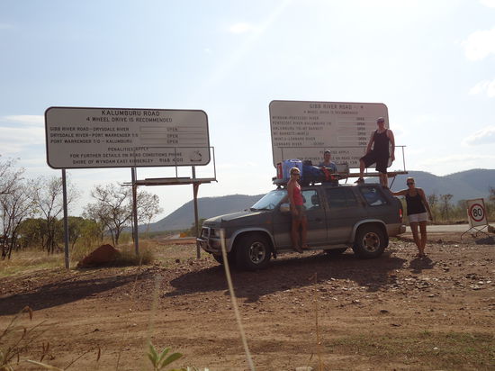 Straßeninformation zu der Gibb und Kalumburu Road - alles offen! 