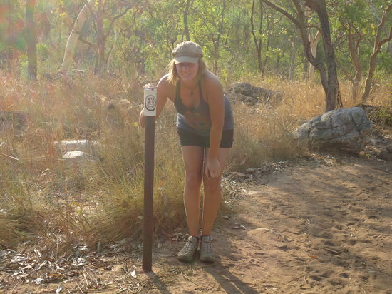 mir gefielen besonders die Wegmarkierungen 