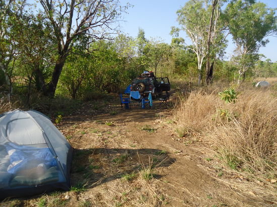 unser privater Campspot am Fluss!