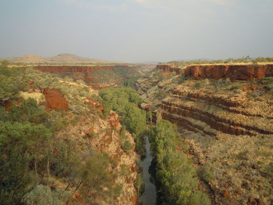 hier treffen drei Schluchten aufeinander