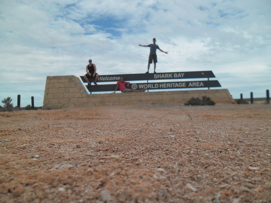 wie immer, wird schon zur "Tradition" a Bildle mit em Schildle 