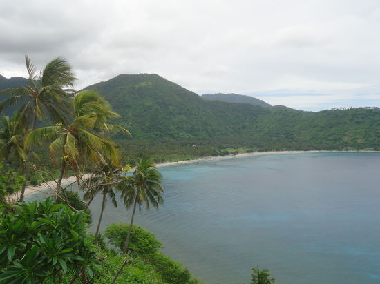 Sicht auf Sengigi Beach
