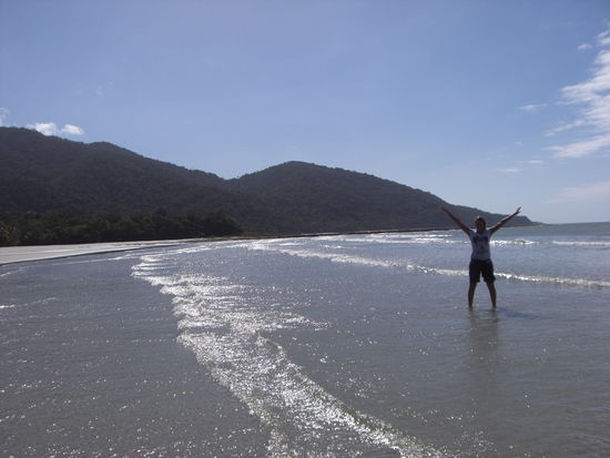 am Strand von Cape Tribulation