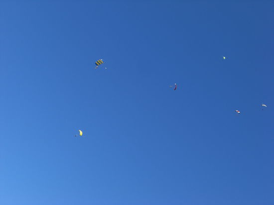 Strahlendblauer Himmel - beste Bedingungen!!