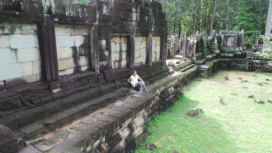 kleine Pause im Angkor Thom 