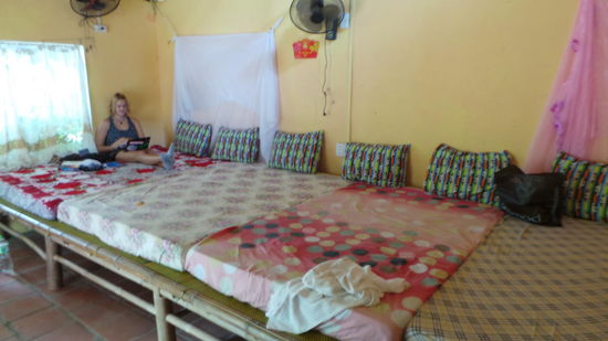 unser Matratzenlager in Mai Chau