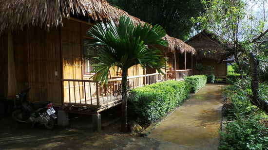 schön errichtete Bungalows (unser Matratzenlager war nicht dort... )