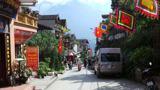 das schöne Städtchen Sapa