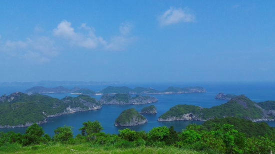 Super Aussicht über die Inselchen