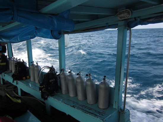 die Wellen..... (kommt leider auch nicht so gut rüber)