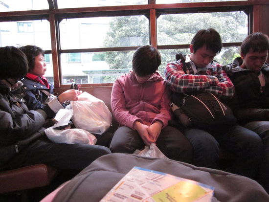 ich hatte dann doch ein bisschen mehr Spaß in der Touri-Tram als die Kinder 