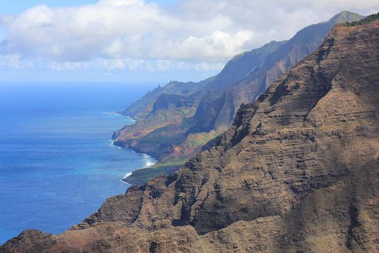 Napali Coast von Westen gesehen
