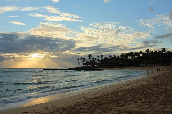 Sonnenuntergangs-Impressionen