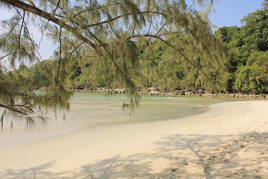 Koh Kong Island, eine stille, Kambotscha vorgelegene Insel mit einigen Dutzend Einwohnern