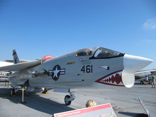 Auf dem Flugzeugdeck..