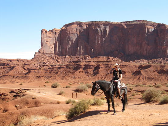 John Ford's Point (für 2 Dollar durfte man sich auf das Pferd setzen)