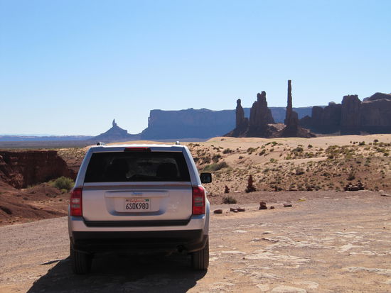 Socke im Monument Valley