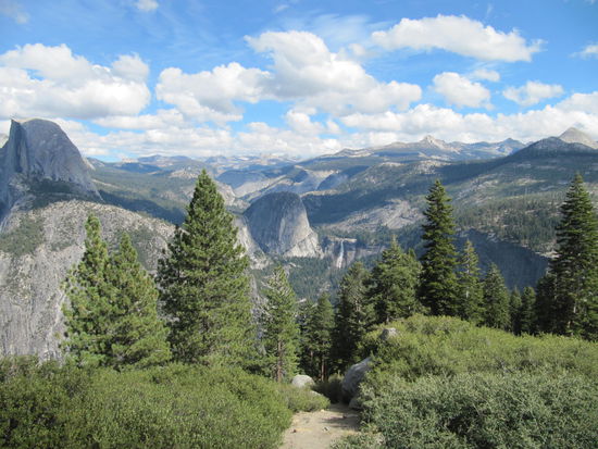 Glacier Point mit Half Dome und Nevada Fall