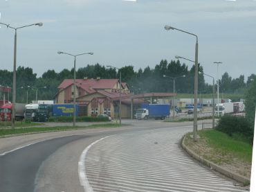 Die Einfahrt ins Baltikum war problemlos, kein Verkehr, keine Staus.