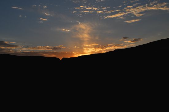 Valle de la muerte, Dämmerung