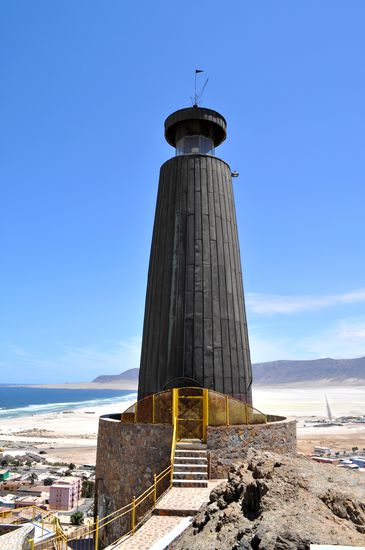 der alte Leuchtturm in Chañaral
