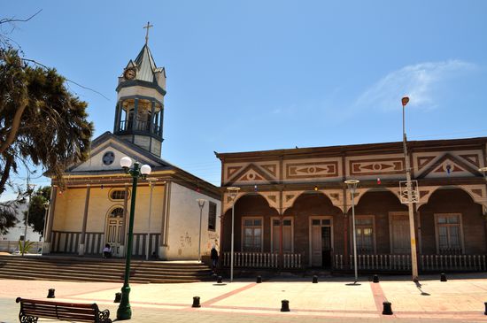die alten Gebäude im Dorfinnern