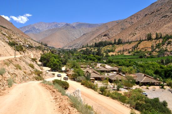 das Artesaniadorf in Horcón