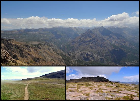 2. Trekktag: Pfad über das flache Feld zum Enladrillado hinauf