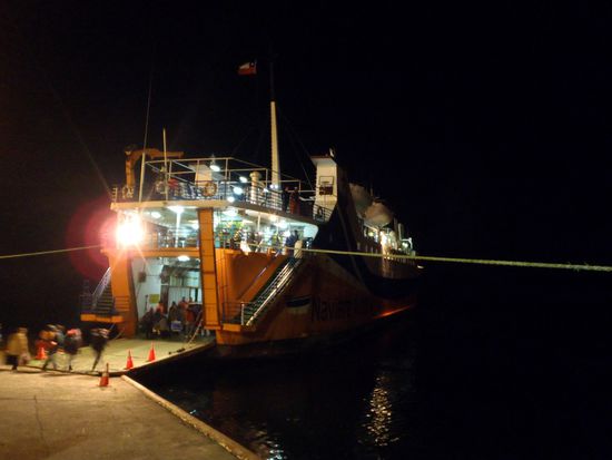 das Schiff von Quellón nach Chaiten