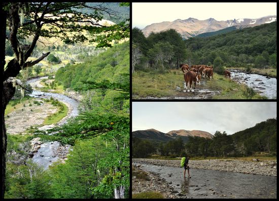 1. Tag: Weg durch Felder und Flüsse