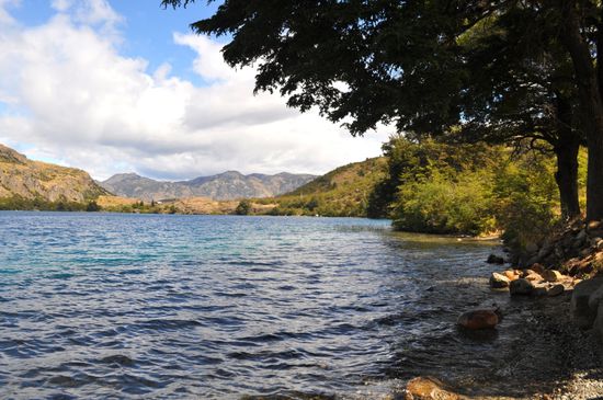 am Nationalparkeingang in Cochrane