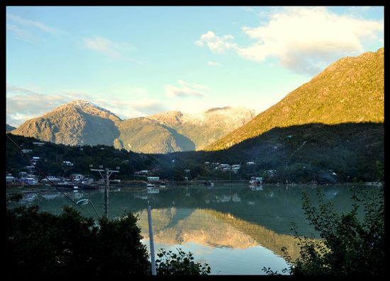 Abendstimmung in Caleta Tortel