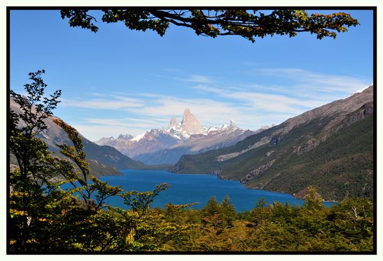 Ausblick auf den Fitz Roy und den See Desierto