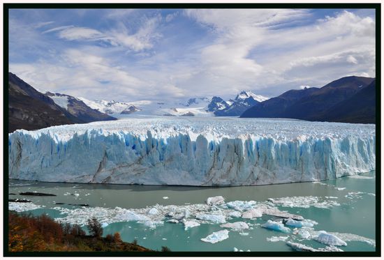 der Gletscher Perito Moreno
