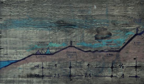 17.3.12, die Route zum Mirador im Valle Frances