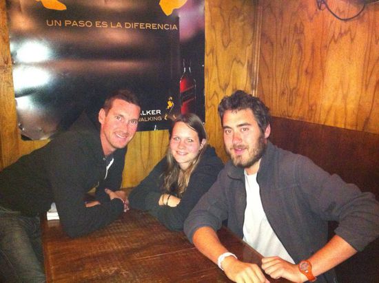 Gerald, ich und Kevin in einer Irish Bar