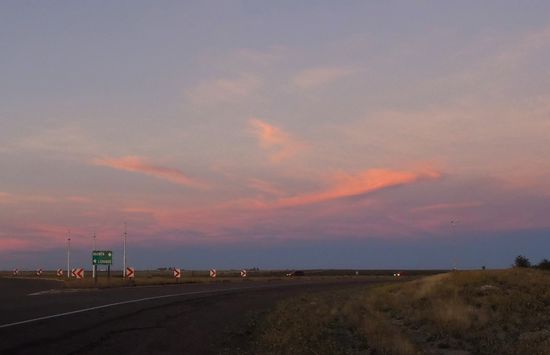 endlich am Dorfeingang von Puerto Madryn...