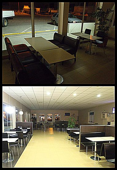 28.3.12, die "Nacht" auf den Tankstellensesseln