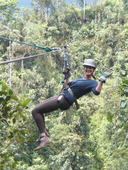 Elli auf dem Canopy