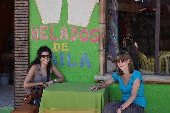 In unserem "Stammrestaurant" Helados de Paila