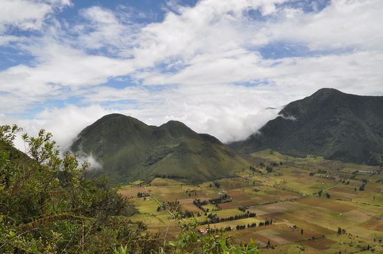 Aussicht auf den Krater