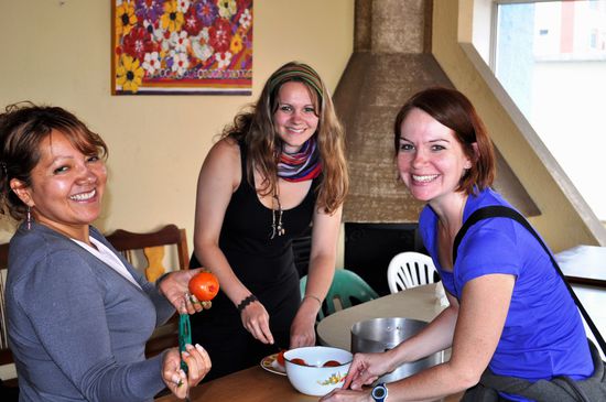 Clara, ich und Lisa (Engländerin)