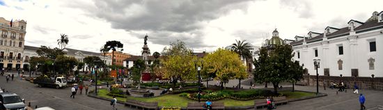 Aussicht auf den Plaza Grande