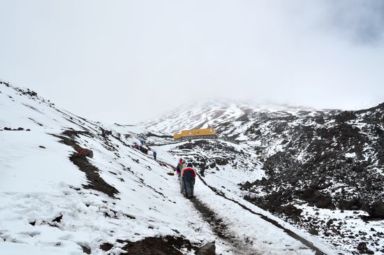 Aufstieg zum Refugio