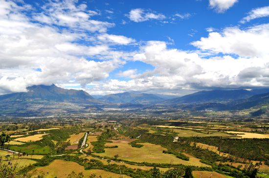 Aussicht vom Krater Cuicocha aus