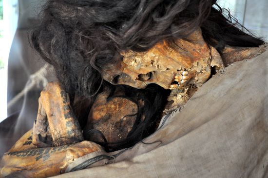 die Mumie im Museo Maria Reich